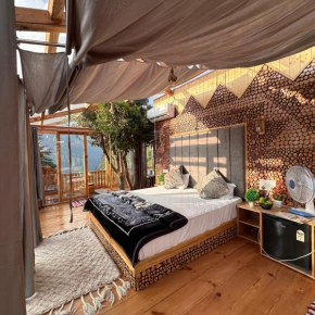 glass house royal himalayan tree house for star gazing
